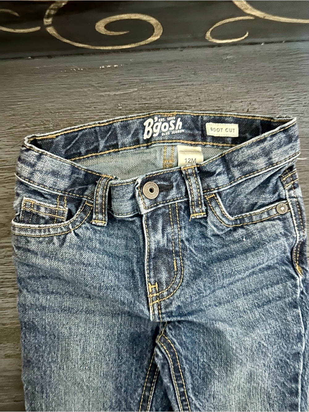 OshKosh B'gosh Kids Denim Boot Cut Jeans - Blue Wash